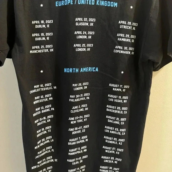 Zach Bryan Shirt Burn Burn Burn Tour Official Merch Tee - Picture 4 of 5